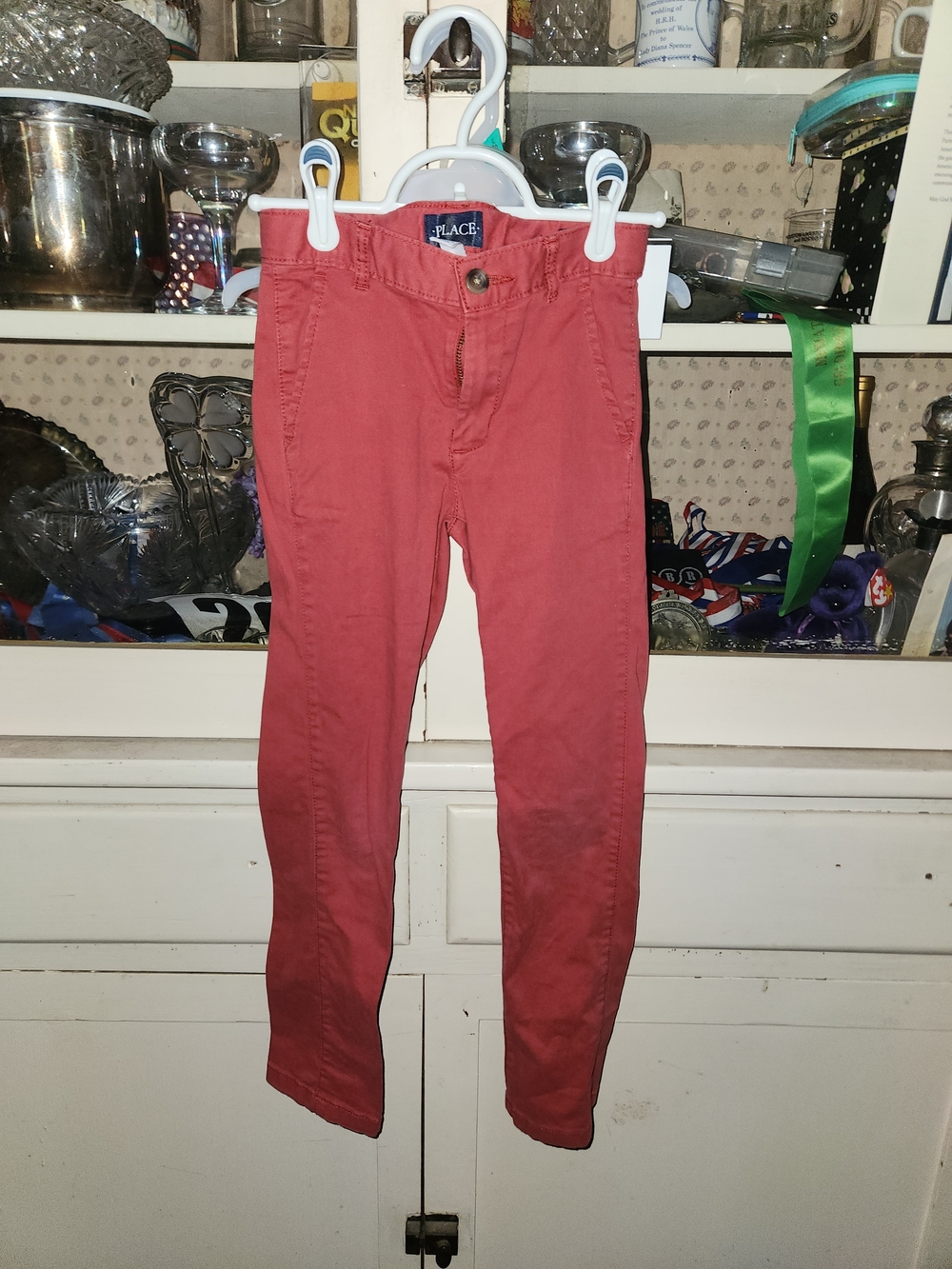 The Children's Place Boys  Red Skinny Pants